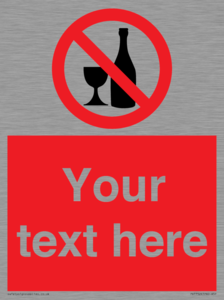 Custom prohibition no alcohol